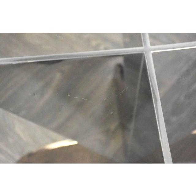 Brueton Brueton Round Chrome and Brass 40” Dining Table For Sale - Image 4 of 7