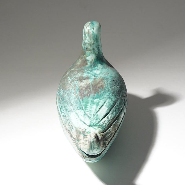Ceramic Ceramic Box in the Shape of a Bird, 1960s For Sale - Image 7 of 15