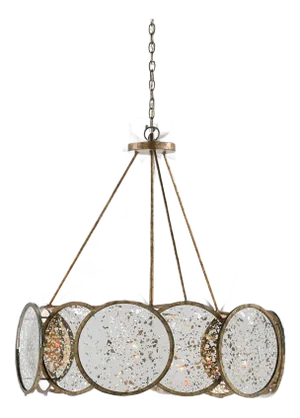Currey & Company Oliveri Bronze Chandelier