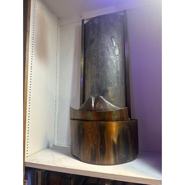 Abstract Expressionism Copper Fountain For Sale - Image 3 of 7