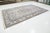 8x12 Vintage Rug – Hand-Knotted Wool Medallion Area Rug (Ivory & Blue) For Sale - Image 4 of 8