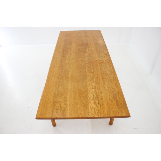 Wood Oak AT-15 Coffee Table by Hans J Wegner for Andreas Tuck, Denmark, 1960s For Sale - Image 7 of 14