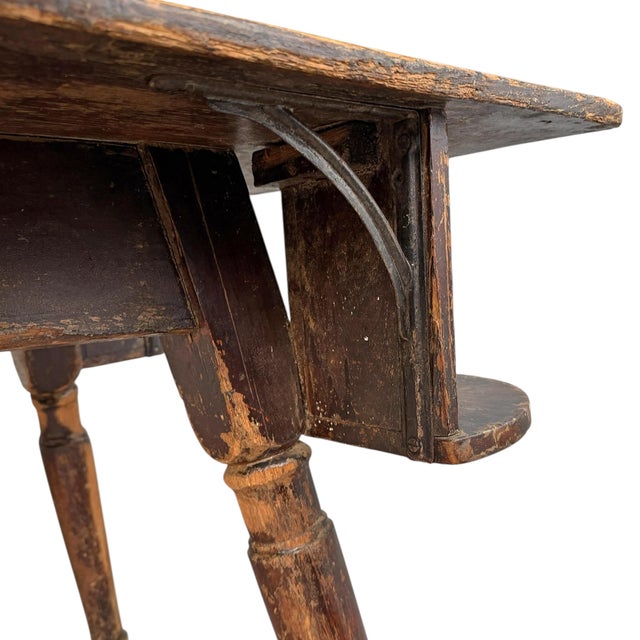 19th Century American Tavern Poker Table For Sale - Image 12 of 13