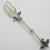 Vintage Italian Handmade Genuine Silver 800 Decorative Cocktail Fork With Bird For Sale - Image 6 of 9