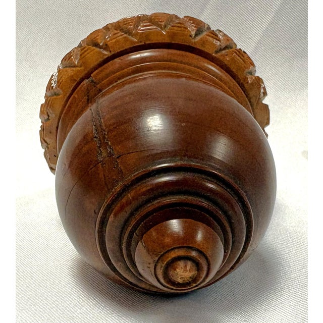 19th Century Victorian Hand Made Wood Spice/ Nutmeg Grater For Sale - Image 11 of 14