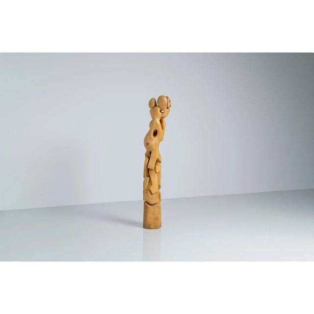 1970s Abstract Totem Sculpture by R. Van T Zelfde, 1970s For Sale - Image 5 of 13