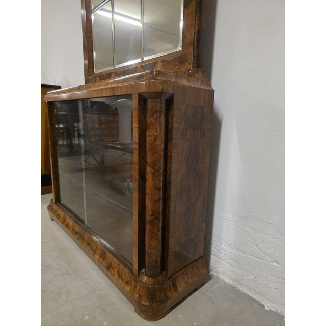 Art Deco Display Cabinet in Walnut Burl, 1930s For Sale - Image 6 of 17