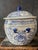 Ceramic Blue and White Chinoiserie Foo Dog Lidded Bowl For Sale - Image 7 of 9