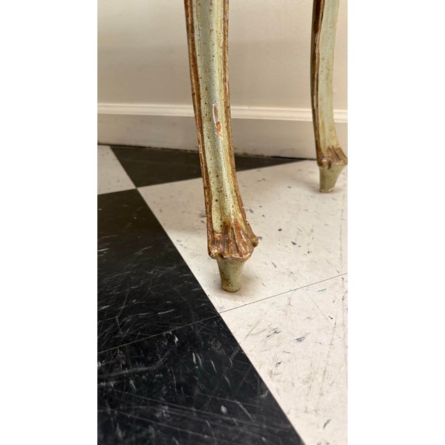 Early 20th Century Venetian Hand-Painted Side Table - Louis XV Style For Sale - Image 11 of 11