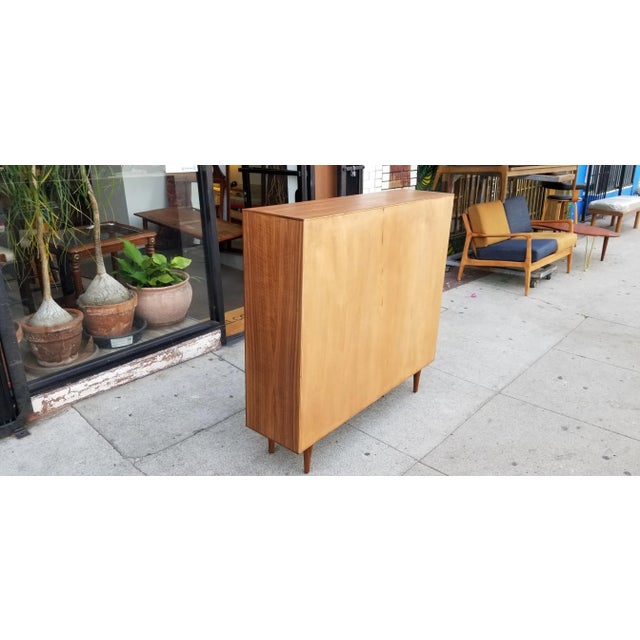 Lori's Custom Wooden Bookcase For Sale - Image 4 of 13