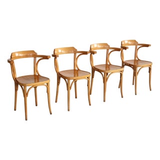 Vintage Dining Chairs, 1960s, Set of 4 For Sale