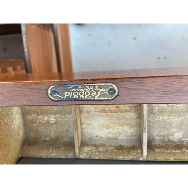 1960s Vintage Mid Century Modern Leopold Desk For Sale In Sacramento - Image 6 of 12