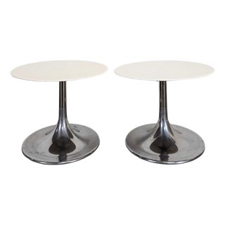 Space Age Style Tulip Tables, Set of 2 For Sale