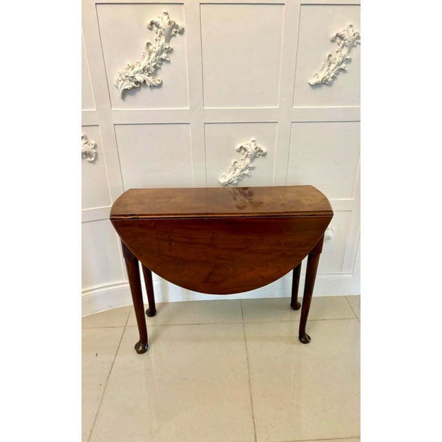 Late 18th Century Antique George III Mahogany Drop Leaf Table, 1780 For Sale - Image 5 of 10