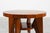 A refined and sculptural French Art Deco table from the 1920s, crafted in solid wood and recently refinished to highlight...