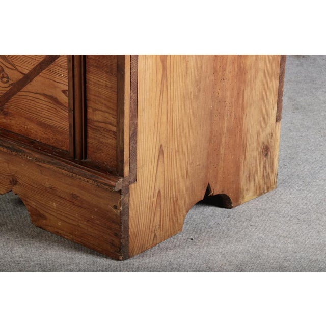 Wood Large Antique Baroque Chest, 1700 For Sale - Image 7 of 18