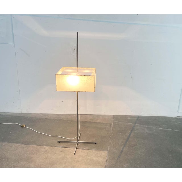 Metal Mid-Century Modern Swiss Floor Lamp, 1960s For Sale - Image 7 of 18