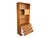 Restored 1960s Danish Modern Bookcase Cabinet With Carved Pulls & Sliding Doors For Sale - Image 15 of 17