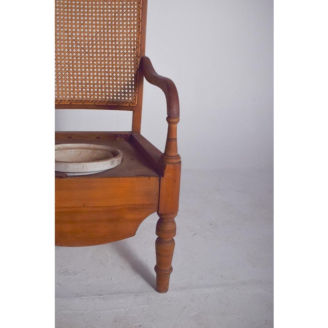 Straw Back Chair, 1890s For Sale - Image 5 of 7