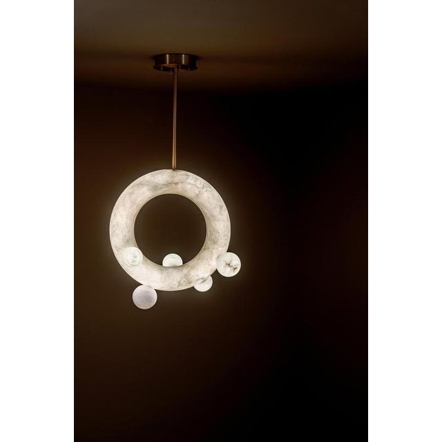 Ozark Pendant Lamp by United Alabaster For Sale - Image 4 of 10