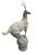 French Vintage French Cast Iron Gazelle Garden Statue For Sale - Image 3 of 9
