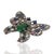 Not Yet Made - Made To Order 17.62 Carat Multi-Gemstone and Diamond Butterfly Brooch Pendant in Sterling Silver For Sale - Image 5 of 13