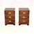 A very smart pair of antique military campaign style bedside chests. They were made in England, they date from around the...
