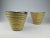 Set of two beautiful plot with Sgraffito decor from Dümler & Breiden from the 1950s. The pots are 15 cm high and have a...