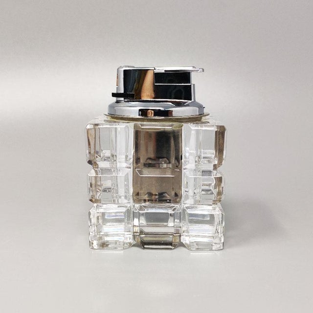 Smoking Set in Crystal by Colle, Italy, 1970s, Set of 2 For Sale - Image 4 of 9