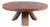 Brutalist Round Oak Wood Coffee Table, Netherlands, 1970s For Sale