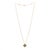 Metal Rare Van Cleef & Arpels 18k Rose Gold Diamond Grey Mop Vintage Alhambra Pendant For Sale - Image 7 of 9