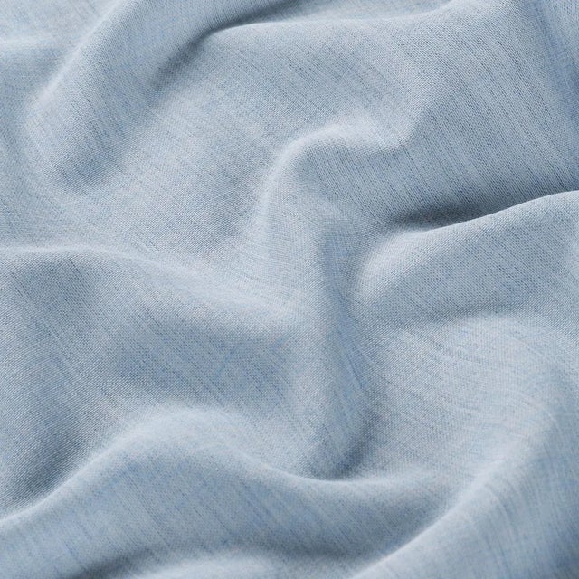 SAMPLE - Schumacher Summit Sheer Fabric In Sky | Chairish