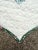 Vintage Hand Stitched Log Cabin Quilt Green And White, Square 77x79” For Sale - Image 10 of 18