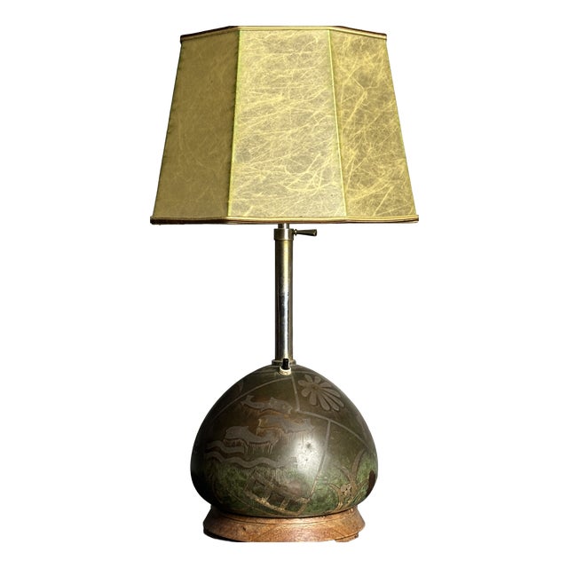 Art Deco Congo Series Table Lamp by Paul Haustein for WMF Ikora, 1920s For Sale