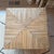 Tan Vintage Split Reed Rattan/Bamboo Cube Side Table in the Style of Gabriella Crespi For Sale - Image 8 of 10