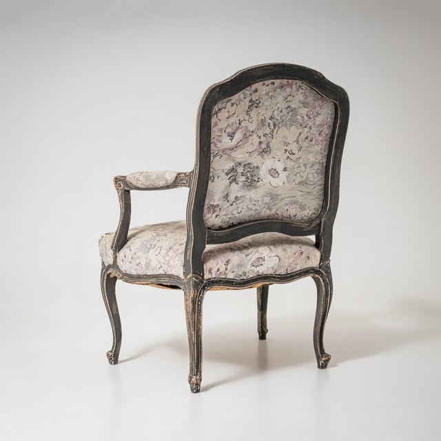 Baroque Style Armchair in Wood For Sale - Image 5 of 8