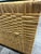 Boho Coastal Wicker Glass Top Cube Coffee Table For Sale - Image 4 of 10