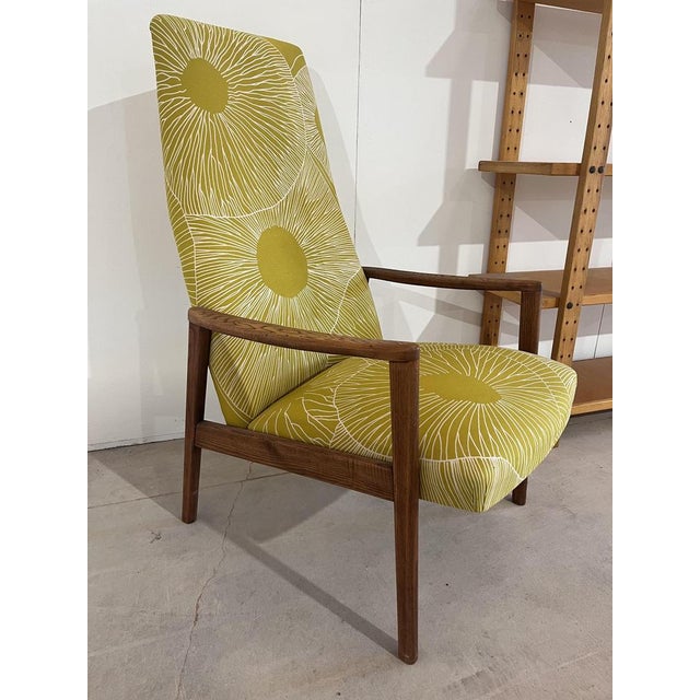 Vintage Armchair with Marimekko Fabric, 1960s, Set of 6 For Sale - Image 10 of 12