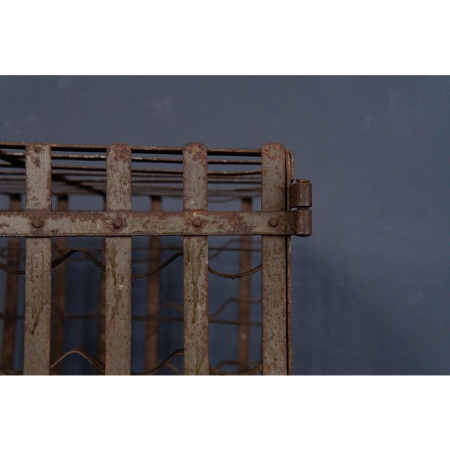 Vintage Steel Wine Rack For Sale - Image 14 of 18