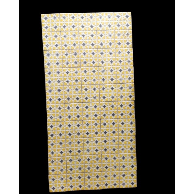 Portuguese Handmade Fifty Tile Panel For Sale - Image 12 of 18