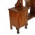 Wood Antique Walnut and Burl Vanity, 1910s For Sale - Image 7 of 8