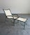 Mid-Century Modern Early Mid Century Robert Lewis Attrbuted Patinated Bronze Patio Lounge Chair Ottoman Set, 2 Pieces For Sale - Image 3 of 11