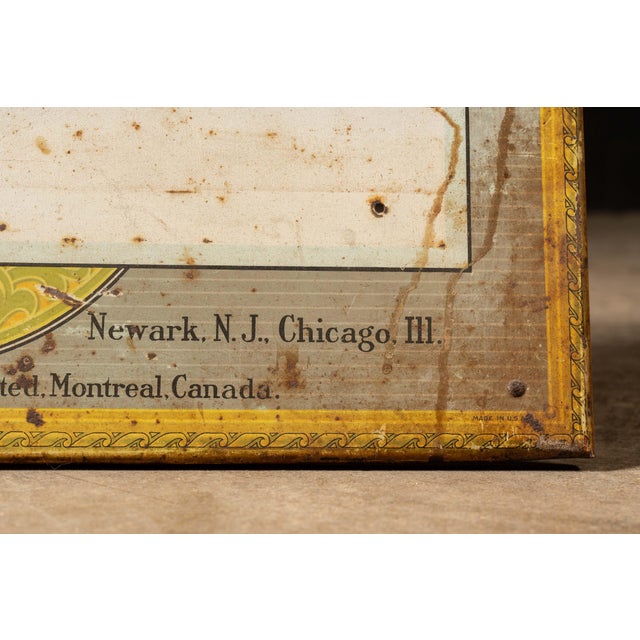 Early 20th Century 1910s Murphy Da Cote Enamel Tin Lithograph Display For Sale - Image 5 of 7