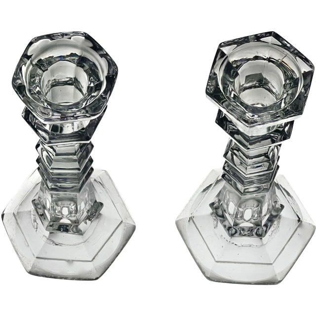 Treasured by many generations of owners for almost two hundred years, there is someting soulful about this pair of candle...