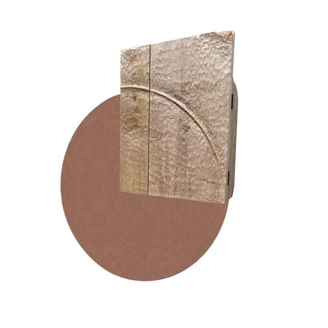 Luna Mocha Mousse sideboard by Pietro Meccani. Beautiful two-door sideboard in hand-carved maple, circular wooden element...