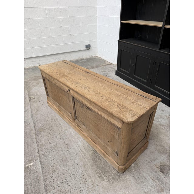 Late 19th Century Oak Chest For Sale - Image 5 of 12