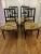 Mid 20th Century Set of 4 Italian Export Parcel Gilt Neoclassical Style Side Chairs by Rubelli For Sale In New York - Image 6 of 6