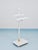 Art Nouveau White and Brass Valet Jugendstil Clothing Stand, Vienna, Austria, 1920s For Sale - Image 10 of 15
