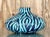 Vintage Modernist Turquoise & Black Studio Pottery Vase For Sale In West Palm - Image 6 of 12