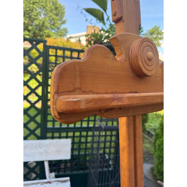 Folk Art 1970s Witco Carved Wood Artist's Easel For Sale - Image 3 of 9